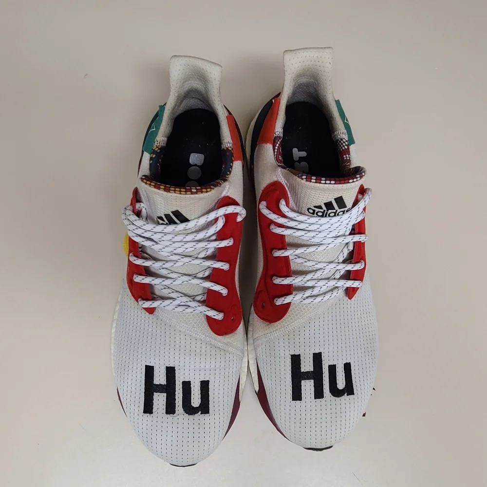 Adidas Pharrell Solar Hu boost running sneakers size 11 1/2 - Picture 5 of 11